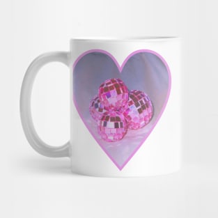 Pink disco balls Mug